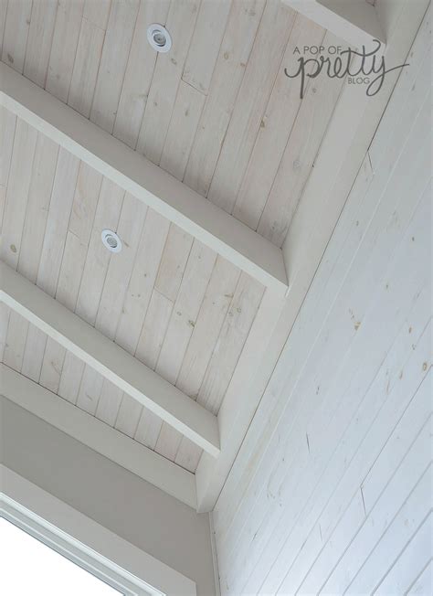 How To White Wash Shiplap And Wood Step By Step Tutorial A Pop Of Pretty
