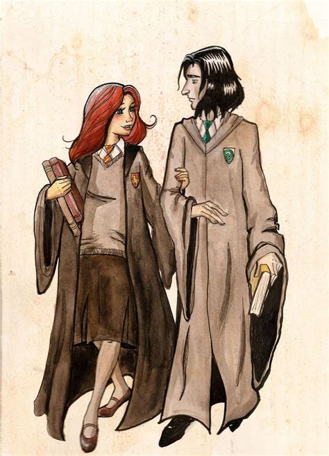 Snape and Lily. by SteakandUnicorns | Snape and lily, Harry potter