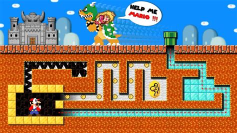Mario Please Save Princess Peach Mario Vs The Underground Maze Mario Bros Youtube