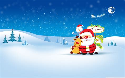 Download cartoon christmas pics and use any clip art,coloring,png graphics in your website, document or presentation. 65+ Christmas Cartoon Wallpapers on WallpaperPlay