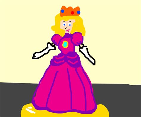 Princess Peach Peeing Drawception