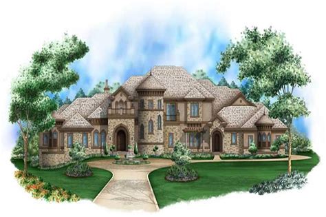 Tuscan House Plan 5 Bedrms 55 Baths 15036 Sq Ft 175 1039