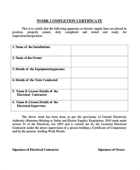 Work Certificate Template 15 Word Excel Pdf Documents Download