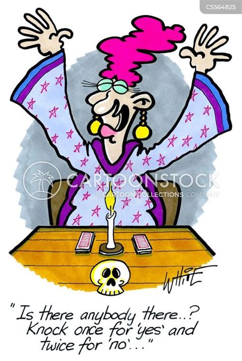 Psychic Medium Cartoons And Comics Funny Pictures From Cartoonstock