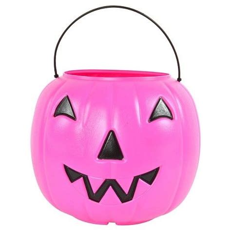 Halloween Pumpkin Pail Pink | Pink pumpkins, Pink halloween, Halloween