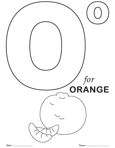 Get O Coloring Pages Preschool Png Coloring For Kids