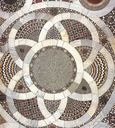 The Intricate Detail Of Italian Romanesque Mosaic Work Reflects A Passion For Decorating With