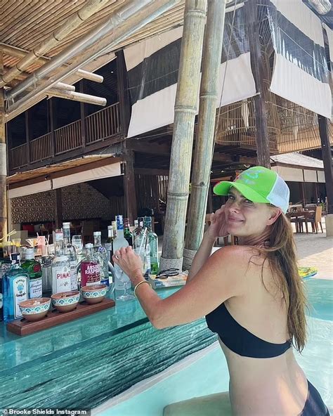 Brooke Shields 57 Flaunts Her Bikini Physique At Her Daughter Rowans
