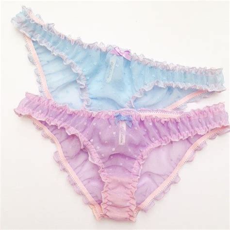 Too Cute Set Special Deal Pack Of Sheer Blue And Violet Panties