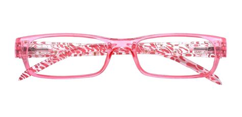 diva rectangle reading glasses pink crystal wth gems women s eyeglasses payne glasses