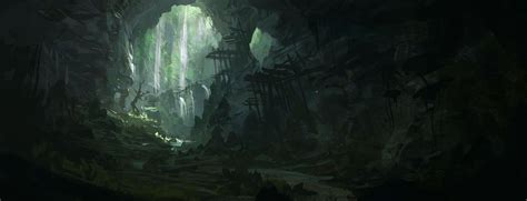 Image Result For Cave Concept Art Cave Entrance Fantasy Landscape