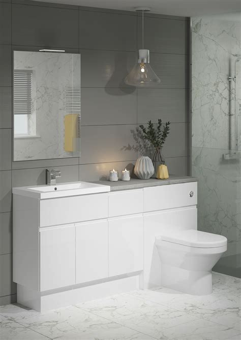 Grip White Gloss Is Perfect For Creating An Ultra Modern Bathroom