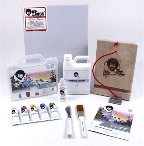 Bob Ross Basic Paint Set With Extras