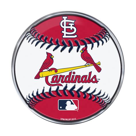 Mlb St Louis Cardinals Embossed Baseball Emblem Fanmats Sports