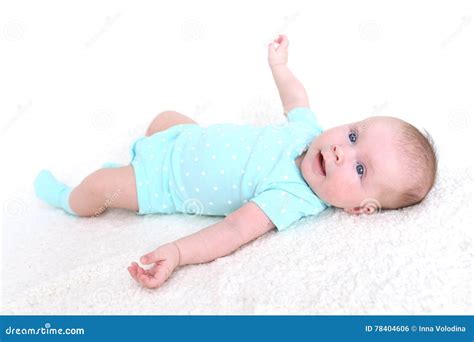 Happy 2 Months Baby Girl Stock Photo Image Of Nice Birth 78404606