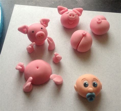 Detailing From A Pigs In Mud Cake The Wee Head Is My Nephew