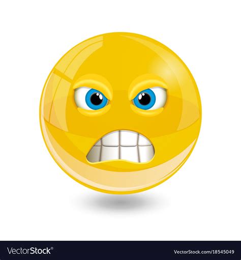 Yellow Smiley Emoticons Emoji Royalty Free Vector Image