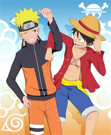 Luffy And Naruto One Piece Photo 35961968 Fanpop