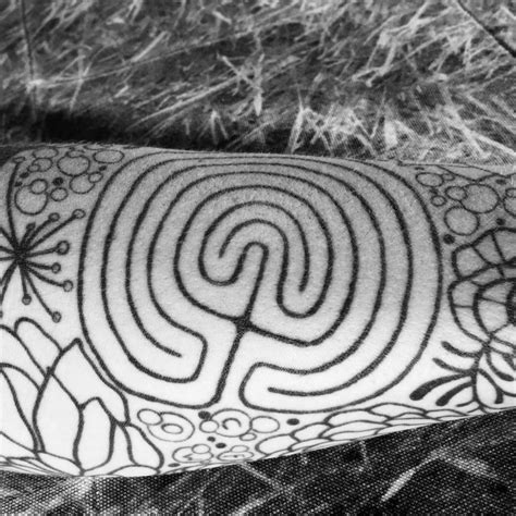 Regardless of how they're constructed, having a tattoo of a maze is like having a puzzle to play with all the time, but it also could save you in a crisis, helping you gain your composure when you need it most, just like theseus fighting the minotaur in the heart of the labyrinth. Pin on Tattoos