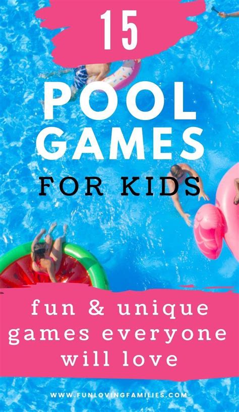28 fun swimming pool games for all ages artofit