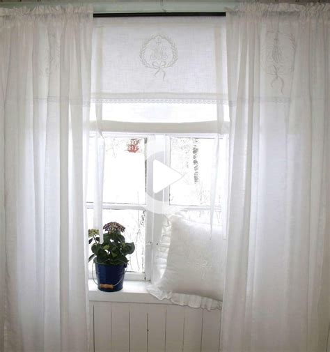 Frisch gewaschen an ihr fenster!! Vorhang AMALIE WEISS Gardine 120x240 cm 2 Stück ...
