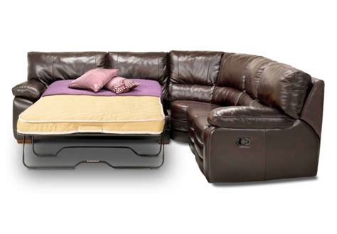 Leather Sectional Sofa Bed Recliner 1 8927 