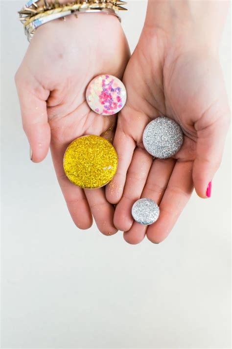 How To Make Sparkly Chic Glitter Magnets Best Friends For Frosting