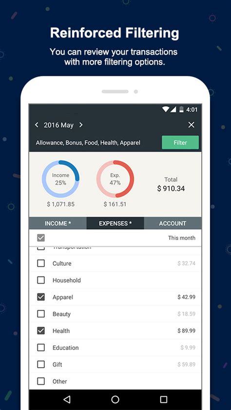 Using a budgeting app can be a handy way to keep your finances organized and your wallet intact. Money Manager Expense & Budget for Android - Free download ...