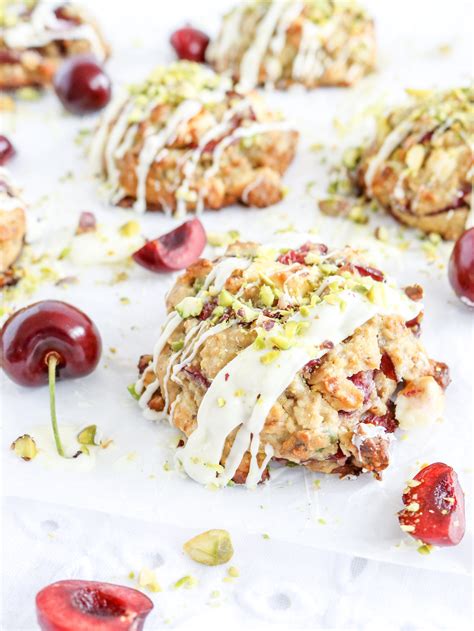 Cherry Pistachio And White Chocolate Christmas Cookies My Lovely
