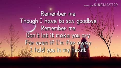 Remember Me Coco Disneypixar Joseph Vincent Cover Lyrics Youtube