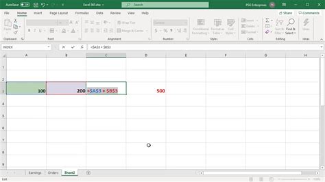 How To Change Cell References In Formulas In Excel Office 365 Youtube