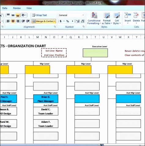 10 Organization Chart Excel Template Download Excel Templates Images