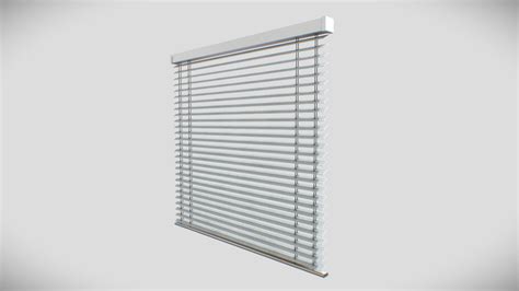 Window Blinds Low Poly 3d Model Download Free 3d Model By Ahmed