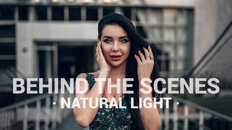 Natural Light Photoshoot Behind The Scenes Youtube