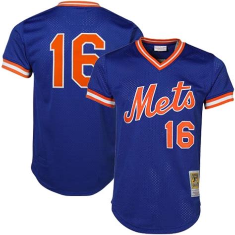 Mitchell And Ness Dwight Gooden New York Mets Royal Cooperstown Mesh