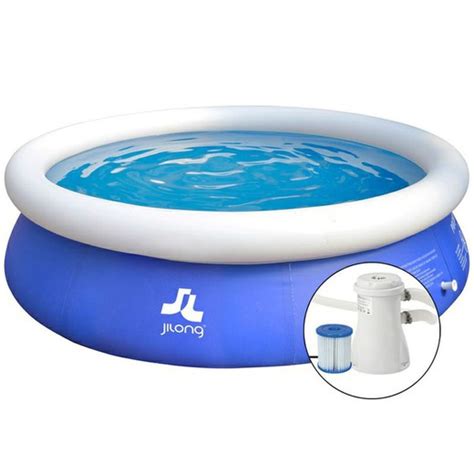 Inflatable Pool Marin Blue 8 Ft X 25 In — Joguinesibicisgaspar