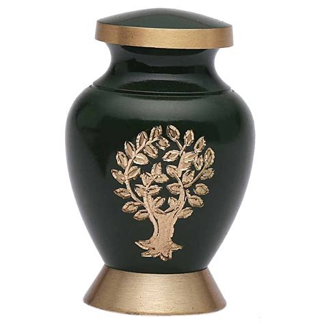 Aria Tree Of Life Small Keepsake Urn For Human Ashes Brass Memorial Urn Usa