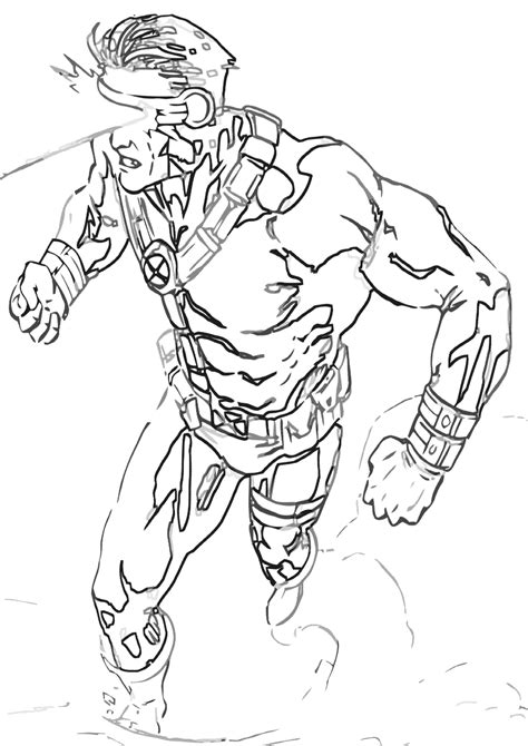 Cyclops coloring pages | Coloring pages to download and print