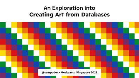 Github Sampoderexplorations Into Database Art 🌈 ⚡ An Exploration