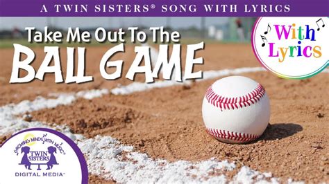 Take Me Out To The Ball Game Animated Song With Lyrics Youtube
