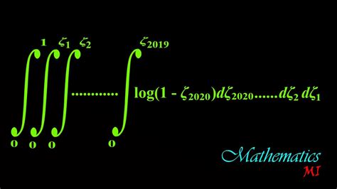 Repeated Integral Cauchy Repeated Integration Formula Youtube