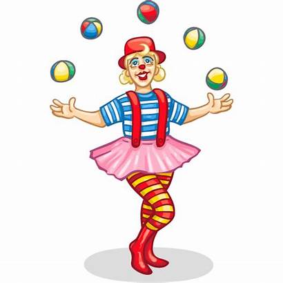 Clipart Juggler Juggling Clown Transparent Lady Meaning