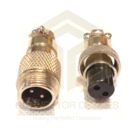 Imported Mini Round Shell Connectors 12mm Male Female Cable Brass Alloy 3 Amp At Rs 75per