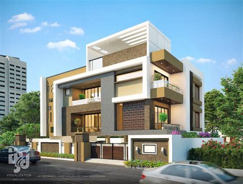 Contemporary Bungalow Elevations Bungalow Design Duplex House Design