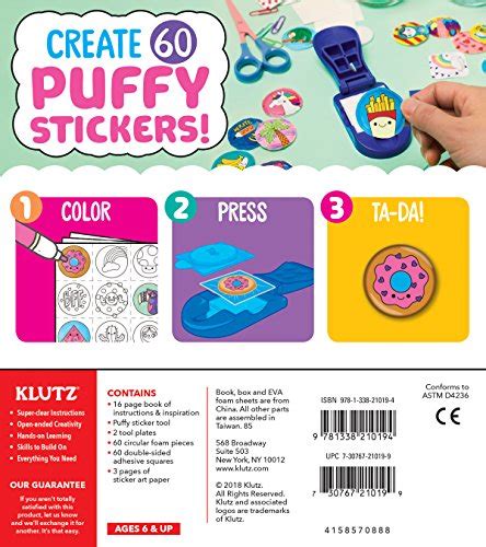 Klutz Make Your Own Puffy Stickers Pricepulse