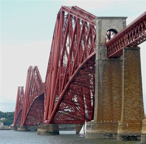 Hd Wallpaper Bridge Forth Queensferry Scotland Fife Rail