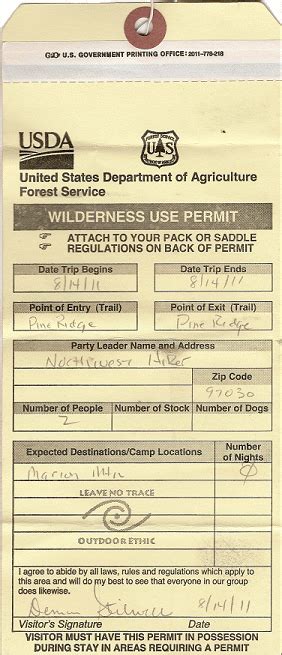 Wilderness Permits