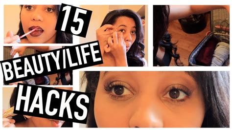 15 Beauty Life Hacks Every Girl Should Know Youtube