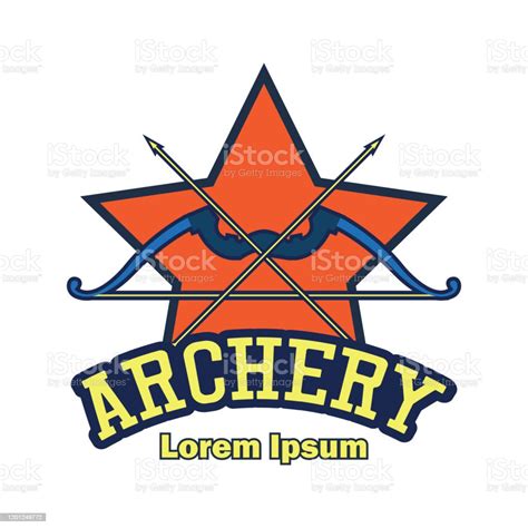 Archery Icon With Text Space For Your Slogan Tag Line Vector