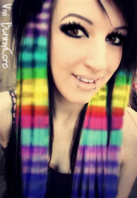 Vivi Bunnycore Colorful Emo Scene Hair Style By Vivibunnycore On Deviantart